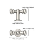 DESIGN2288 Champagne Bronze T-Bar Knobs for Modern Vanity & Dresser Hardware | 1.8" Length
