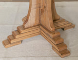 Marquez Round Dining Table - Solid Pine Farmhouse Style