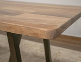 Natural Parota Rectangular Dining Table | Elegant Wood Furniture