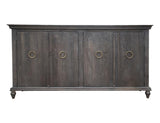 4 Door Capri Console - Rustic Hand-Distressed Wood Furniture