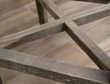 30" Wooden Stool - Hand-Stained Pine Saddle Seat | Loft Brown