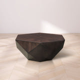 Diamante Coffee Table - Stunning Diamond-Shaped Acacia Wood Centerpiece for Modern Living Spaces