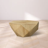 Diamante Coffee Table - Stunning Diamond-Shaped Acacia Wood Centerpiece for Modern Living Spaces