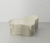 Tevere Coffee Table - Modern Matte Metal Design with Unique Shape for Stylish Gatherings and Leisure