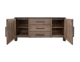3 Drawer 2 Door Console | Mango Wood Tamesis Collection