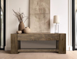 Solid Wood Console - Minimalist Latola Design Poplar