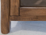 Olimpia Electric Fireplace TV Stand | Mango Wood Design