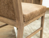 Mezquite Upholstered Wooden Chair | Sustainable Mango Wood Design