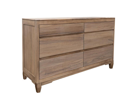 6 Drawer Parota Wood Dresser | Elegant Bedroom Storage