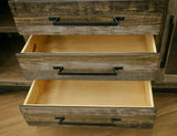 3 Drawer 2 Door Buffet | Loft Brown Pine Wood Collection