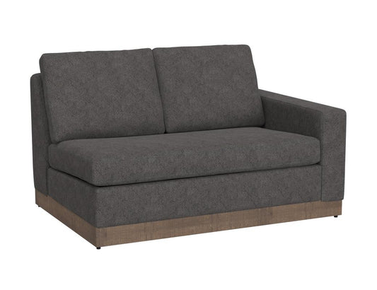 Georgia Wooden Frame Sectional Loveseat | Comfortable Seating