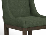 Wooden Frame Upholstered Barstool 24" - Modern Kitchen Seating