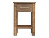 1 Drawer Chairside Table | Mango Wood Olimpia Collection