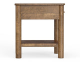 1 Drawer End Table - Mango Wood Olimpia Collection