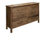 6 Drawer Dresser - Mango Wood Olimpia Collection