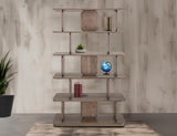 5 Shelf Mango Wood Bookcase | Mezquite Distressed Design