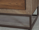 5 Drawer Chest - Teca Collection Mango Wood & Teak