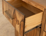 2 Drawer Nightstand - Handcrafted Mango & Teak Wood
