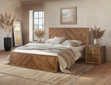 2 Drawer Nightstand - Handcrafted Mango & Teak Wood