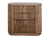 2 Drawer Nightstand - Handcrafted Mango & Teak Wood