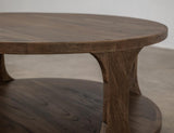 1 Shelf End Table - Handcrafted Mango & Teak Wood Balam
