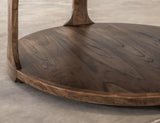 1 Shelf Cocktail Table - Handcrafted Mango & Teak Wood