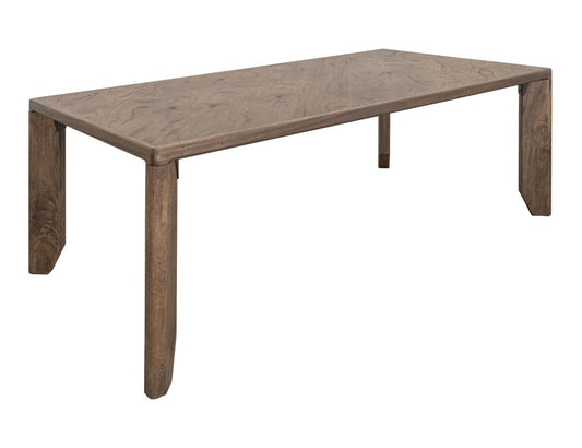 Natural Teca Teak Wood Dining Table | Transitional Design