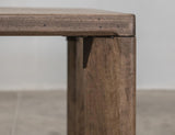 Natural Teca Teak Wood Dining Table | Transitional Design