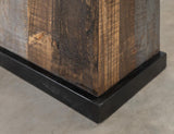 Loft Brown Fireplace Console TV Stand | Pine Wood