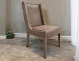 Wooden Upholstered Chair - Mezquite Collection Solid Melina Wood