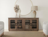 4 Door Samara Console - Melina Wood with Distressed Finish