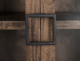 4 Door Samara Console - Melina Wood with Distressed Finish