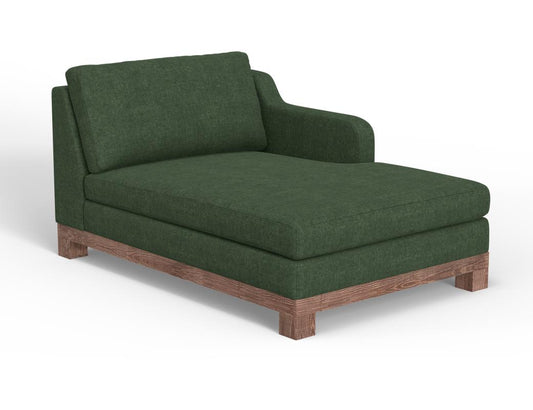 Wooden Frame Sectional Chaise - Samba Collection | Pine Wood
