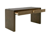 Tamesis 2 Drawer Desk - Modern Mango Wood Office Desk