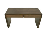 Tamesis 2 Drawer Desk - Modern Mango Wood Office Desk