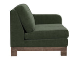 Wooden Frame Sectional Loveseat - Samba Collection