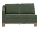 Wooden Frame Sectional Loveseat | Samba Collection