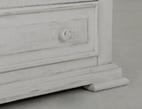 5 Drawer Chest - Terra White Solid Pine Wood Furniture