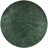 Genoa Dining Table - Handcrafted Marble Elegance with Unique Veining and Art Deco Fluted Base Design