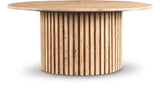 Genoa Coffee Table: Handcrafted Marble Elegance with Unique Veining and Art Deco Fluted Base Masterpiece
