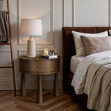 Oasis - Acacia Veneer And Solid Wood Night Stand