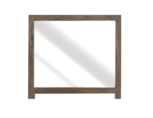 Teca Mirror | Sustainable Mango Wood & Metal Bedroom Mirror