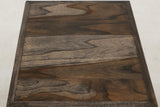 1 Drawer 1 Shelf Chairside Table Dark Teak Occasional Tables
