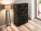 5 Drawer Chest - Dark Teak Collection | Mango & Melina Wood