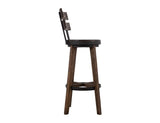 Dutton 30" Barstool - Rustic Industrial Design Wood & Metal