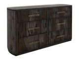 Black Balam 6 Drawer Dresser - Modern Storage Furniture