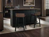 30" Wooden Stool - Pueblo Two Tone Distressed Pine