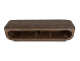 Balam Wooden Bench with Cushioned Seat - Mango & Teak