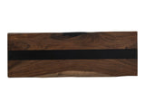 Riverwood Parota Wood Sofa Table with Epoxy Resin Strip