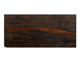 Raramuri Mango Wood Dining Table with Live Edge & Copper Epoxy
